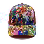Super Mario Bros keps justerbar hatt för barn A-red
