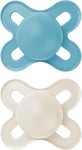 MAM Original Start Soother 0-2 Months (Pack of 2) Silicone Teat With Case