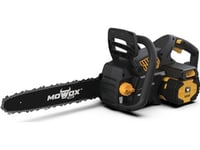Mowox | Excel Series Hand Held Battery Chain Saw With Toolless Saw Chain Tension System (Without Battery And Charger) | Ecs 4062 Li | 62 V | Lithium-Ion Technology - Solo