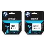 Original HP 303 Black & Colour Ink Cartridge For ENVY Photo 6234 7832 Printer UK