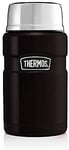 Thermos Stainless King Food Flask, Matt Black, 710 ml