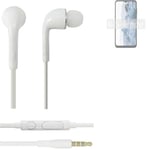 Headphones for Nokia G60 5G headset in ear plug white
