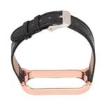 Fdit bracelet de montre pour Xiaomi Mi Band 5 Bracelets de montre en cuir à dégagement rapide Bracelets de montre à motif de