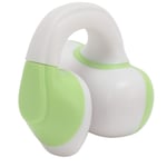 (Grass Green)Clip-on Headphones Hi-Fi Sound Single Ear Clip Wireless