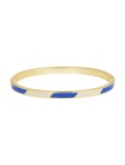 Striped Candy Bangle Blue Design Letters