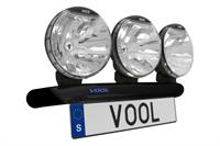 Vool VOLV50-229 Belysningspaket BLACK Voolbar Ljusbåge och NBB Alpha 225 60W Xenon (3 st extraljus)