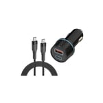 Insmat USB-Laddare Car Charger USB-C/USB-A, 25W