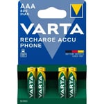 Piles Rechargeables - Recharge Accu Phone Rechargeable Ni-mh Battery (aaa 4-pack 800 Mah) Suitable Wireless Telephones Wit