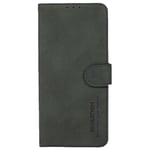 Asus Rog Phone 5 KHAZNEH Leather Wallet Case - Tygstruktur - Grönt