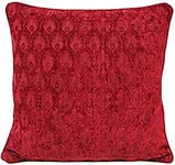 Riva Paoletti Woburn 45X45 Piped C/C Raspberry, Polyester, Himbeere, 45x45cm
