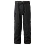 Craghoppers Men's Kiwi Conv Trs Trousers, Black, W36 L33