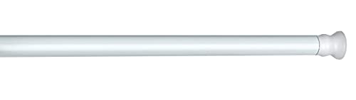 Tringle Douche Sans Perçage 260-310cm Noir - Ajustable Salle De Bain, Acier Inox