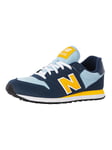 New Balance500 Suede Trainers - Navy/Light Chrome Blue