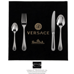 Versace Rosenthal - Greca Stainless Steel - Cutlery Set 24 Pieces X 6 Persons