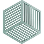 Pavilion Grytunderlägg Gjutjärn 21,5x24,5 cm, Ljusblå