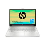 HP 15.6" Laptop | Intel Core i3-1215U Processor | 8GB RAM | 256GB SSD | Intel UHD Graphics |FHD Display| Up to 7hrs battery | Win 11 | Thin & Light | Dual Speakers | Natural Silver | 15s-fq5026sa