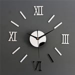 3d Digital Wall Clock Sticker Watch Modern Design Decor S