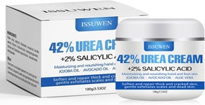 Urea Cream 42% with 2% Salicylic Acid Foot Cream for Very Dry Feet and Hands, Ur