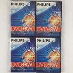 Phillips DVD RW Rewriteable CD Disc 4.7GB Brand New Sealed 120 Minutes 4x Speed