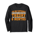 The Only Difference Between A Conspiracy Theory ------ Long Sleeve T-Shirt