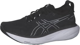 ASICS GEL-NIMBUS 25 Road Running Shoes For Men Black/Silver 6.5 UK