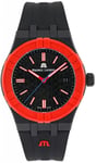 Maurice Lacroix AI2008-04000-400-J Aikon Sort/Gummi Ø40 mm