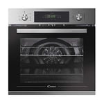 CANDY FCP815X E0/E 70 Litre Single Oven with WIFI & Water Cleaning, 10 Programmes, LCD Touch display, Stainless Steel