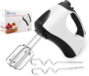 Hand Mixer Electric Whisk 5-Speed Plus Turbo Handheld Mixer Powerful Kitchen Hand Mixers with Easy Eject Button, Turbo Button, Includes 2 Beaters & 2 Dough Hook