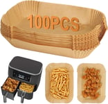 100pcs Air Fryer Liners Ninja Dual Air Fryer Accessories Disposable