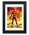 The Flash Season 7 Cast Signed Autograph A4 Poster Photo Print TV Show Series Framed Boxset Memorabilia Gift Grant Gustin Candice Patton (A3 POSTER ONLY)