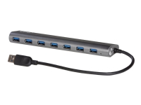 i-Tec USB 3.0 Metal Charging HUB - Hub - 7 x SuperSpeed USB 3.0 - skrivbord