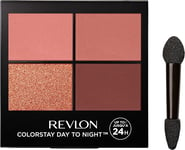 Revlon Colorstay Day to Night Eyeshadow Quad 24 Hour with Dual-Ended Applicator