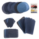 1 Set Ironing Patch Denim Jeans Iron Patches For Cloth A4