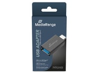 Mediarange Universal Usb-A Till Usb-C-Adapter Svart