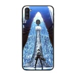 YAOYAN Black Case Soft Gel TPU Shockproof Coque for Samsung Galaxy A11 - AOT-Attack on Titan-Freedom Wings 9