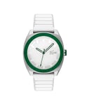 Lacoste Analogue Quartz Watch for men with White Silicone bracelet - 2011258