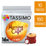 Tassimo Coffee Pods Morning Cafe 10 Packs (Total 160 Drinks)