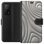 Xiaomi Mi 10T Pro 5G Plånboksfodral Silver Waves