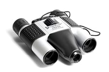 TrendGeek Caméra numérique binoculaire grossissement 10X Enregistreur de photos vidéo Prise en charge de la carte Micro-SD Nature WildCam TG-125