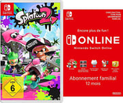 Splatoon 2 [Nintendo Switch] + Switch Online 12 Mois Famille [Download Code]