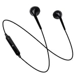 OIUY Sport Neckband Wireless Headphone Bluetooth Earphone Headphone For IOS Android with Microphone call volume control Headphone (Color : Black)