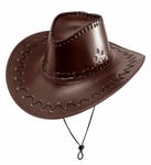 Cowboyhatt Fejkläder Brun