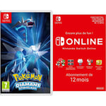 Pokémon Diamant Etincelant (Nintendo Switch) & Switch Online - Abonnement 12 Mois | Code de téléchargement (Switch)