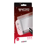 Konix Mythics Protection d'écran verre trempé pour consoles Nintendo Switch OLED - Indice de dureté jusqu'à 9 h - 100 % transparent
