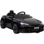 Homcom - Véhicule électrique enfant Audi rs e-tron gt v. max. 5 Km/h télécommande effets sonores + lumineux noir - Noir