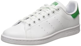 adidas Stan Smith Sneakers, Cloud White Cloud Green, 10.5 UK Child