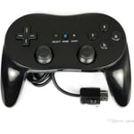 Manette contrôleur Classic Pro pour Nintendo Wii, Wii U - 1,20 m – Noir