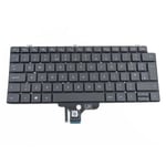 UK Black Backlit keyboard assembly - Dell Latitude 7310