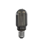 Ampoule LED Crown Tube Glassfib dimmable E27 Tube ⌀ 4,5cm 40lm 3,5W blanc chaud Calex noir