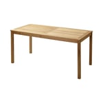 Cinas - Rosenborg 165x80 cm Trädgårdsbord Teak